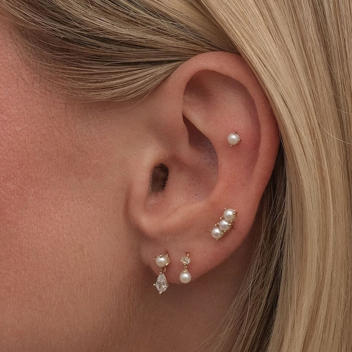 Lune pearl piercing