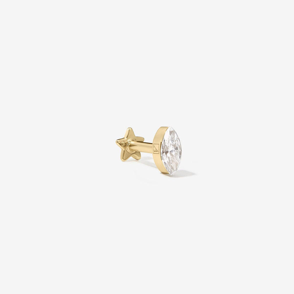 Dean marquise Lab Air™ diamond piercing