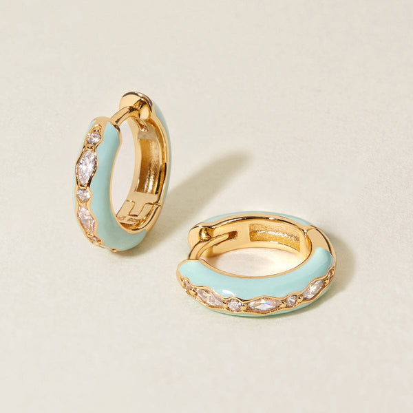 Mattus mint earrings