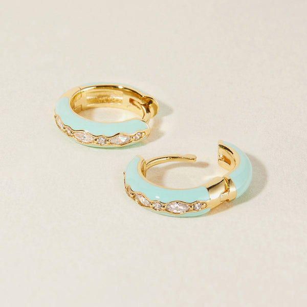 Mattus mint earrings