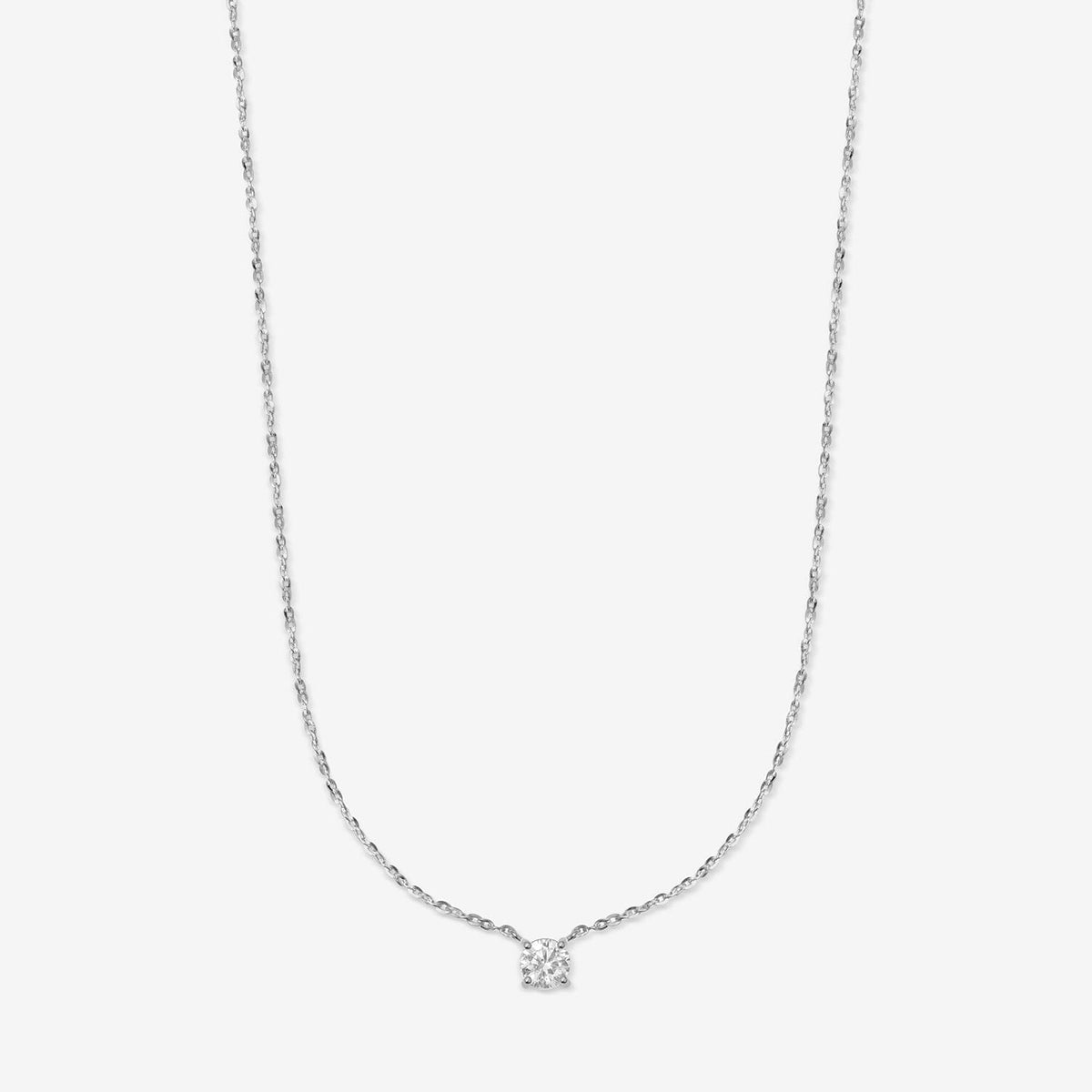 Max round diamond necklace