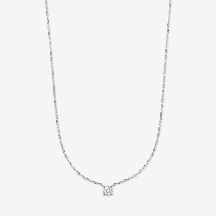 Max round diamond necklace