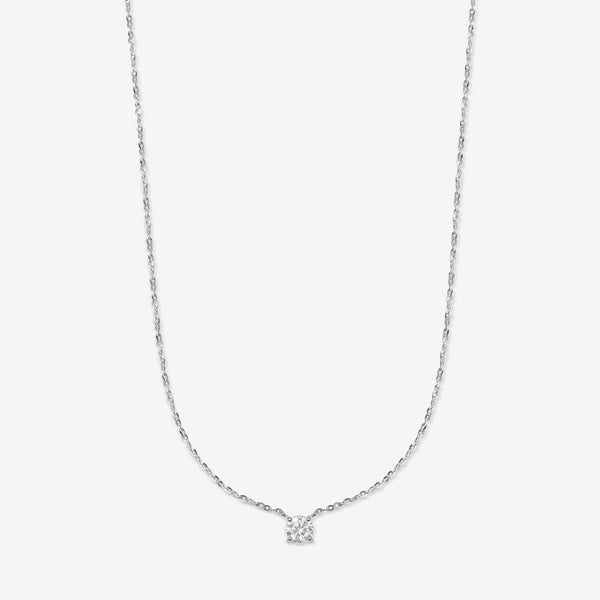 Max round diamond necklace