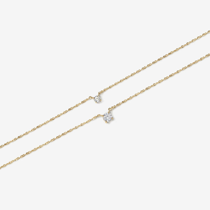 Max round diamond necklace