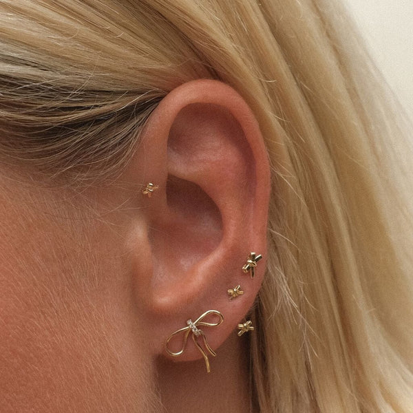 Chamberlain micro bow u hoop piercing