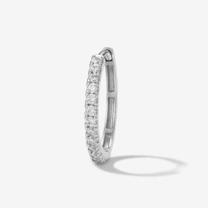 Mike diamond hoop piercing