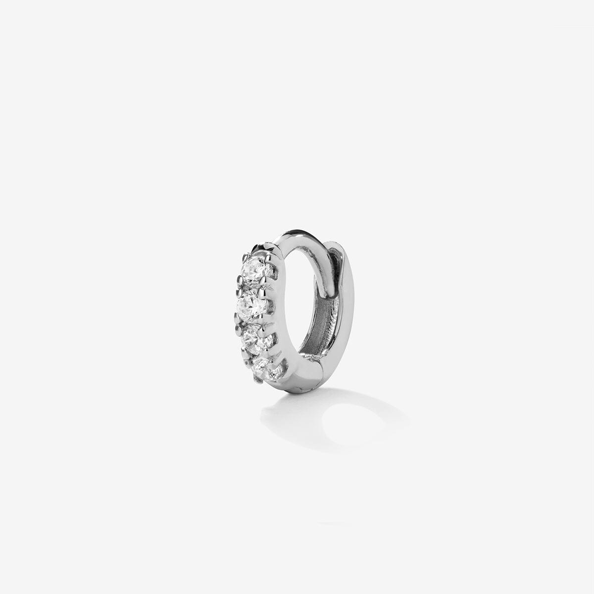 Mike diamond hoop piercing