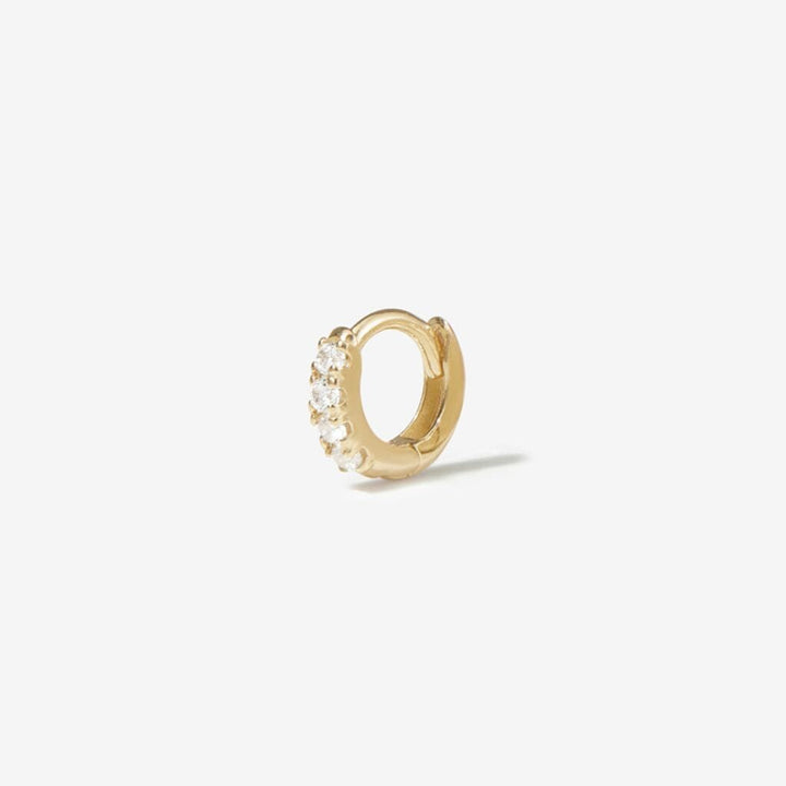 Mike diamond hoop piercing