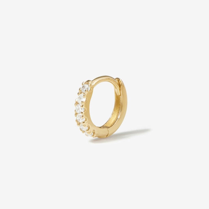 Mike diamond hoop piercing