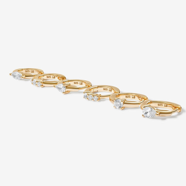 Naked Burton 6-piece earring set
