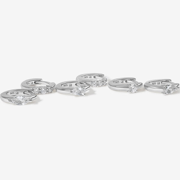 Naked Burton 6-piece earring set