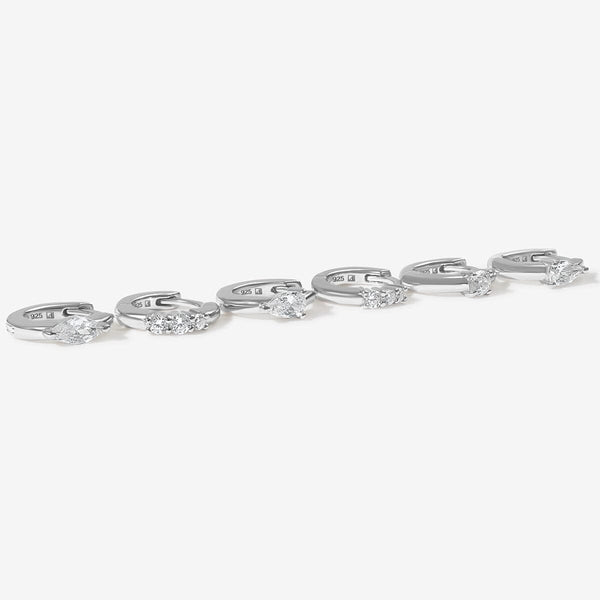 Naked Burton 6-piece earring set