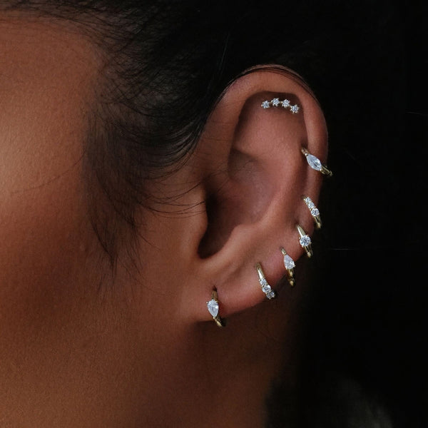Naked Burton 6-piece earring set