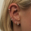 Bernado huggie earrings