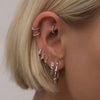 Ajax huggie earrings