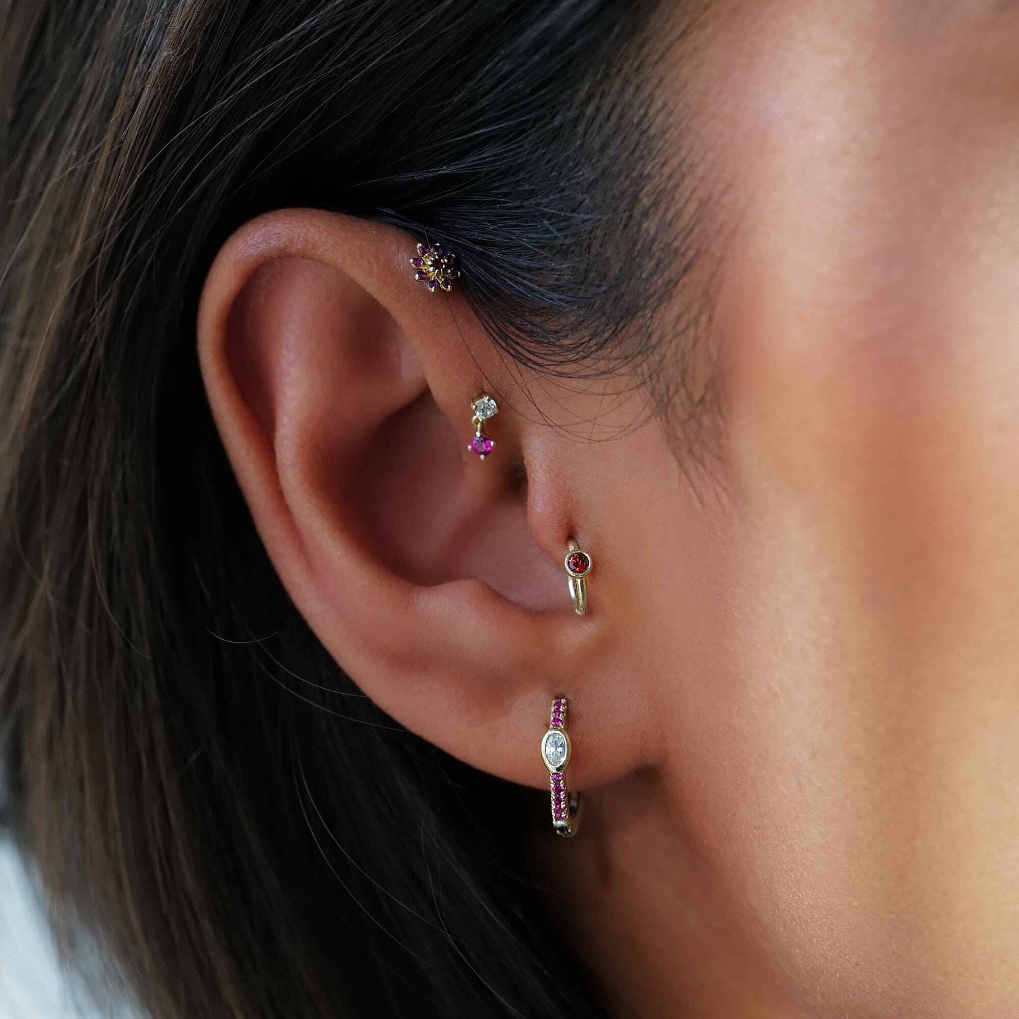 Gold Bell Piercing | Solid 14 Karat | Adornmonde