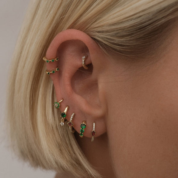 Karon ruby earring set