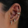 Prince 6-piece huggie earring set