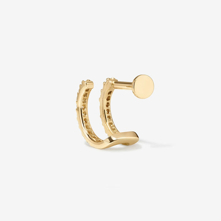 Norris diamond illusion piercing hoop