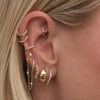 Olsen chained cuff earrings