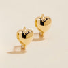 Boo heart mini huggie earrings