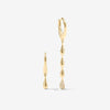 Pollock drip earrings