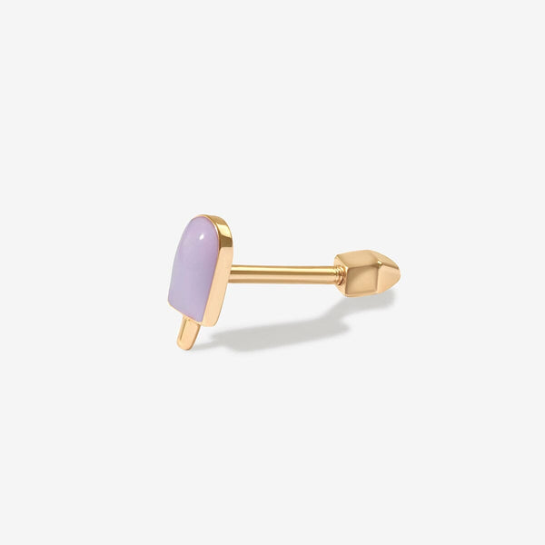 Lavender popsicle piercing