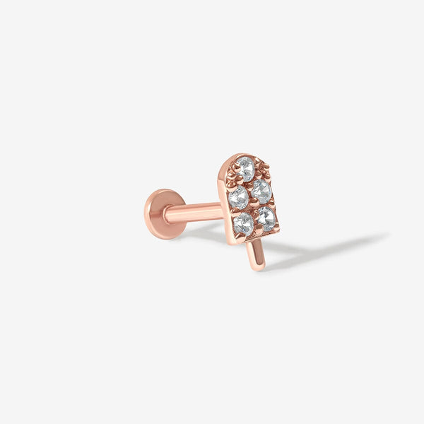 Popsicle diamond piercing