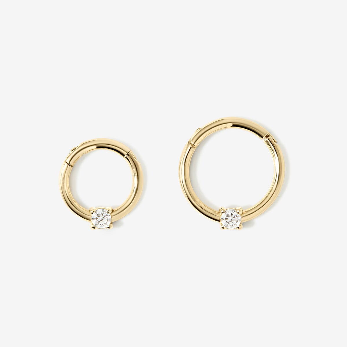 Rhys diamond clicker hoop