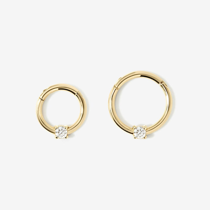Rhys diamond clicker hoop