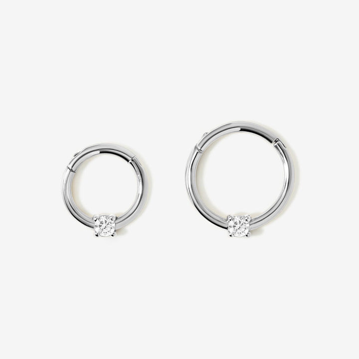 Rhys diamond clicker hoop