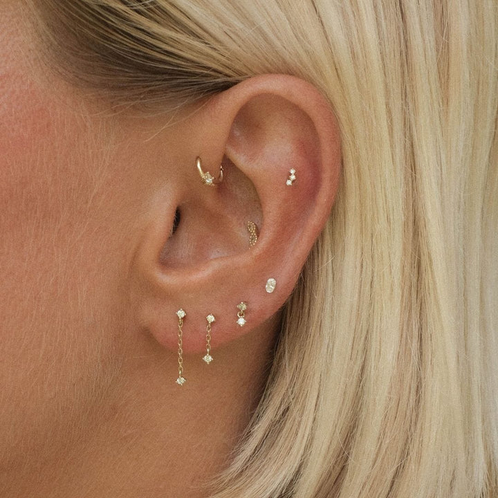 Rhys diamond clicker hoop