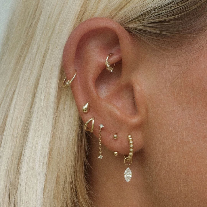 Rhys diamond clicker hoop