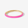 Ride neon pink enamel ring