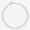 Rojas triple link paperclip chain anklet