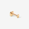 Saint red heart piercing