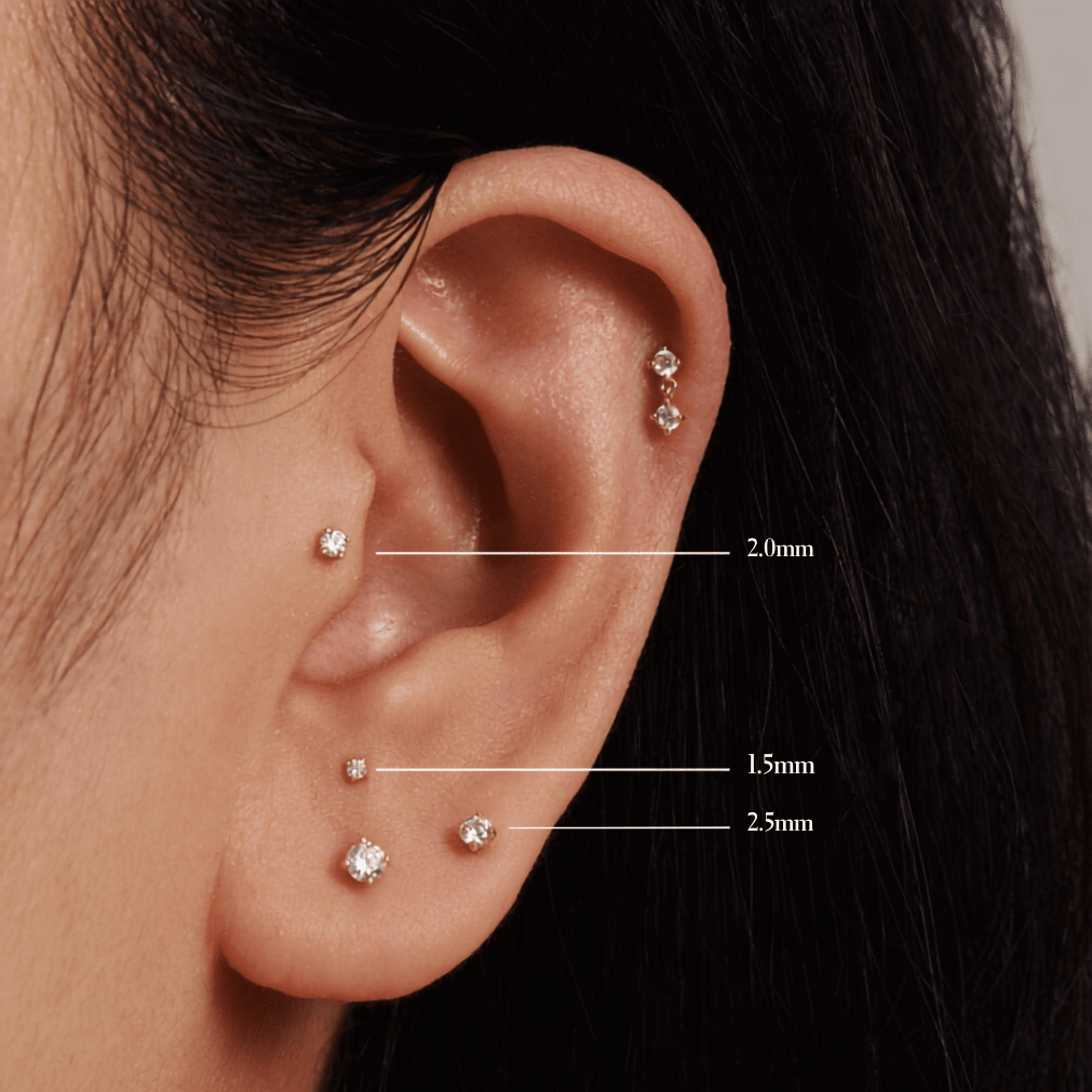Sid 3-piece graduated earring set
