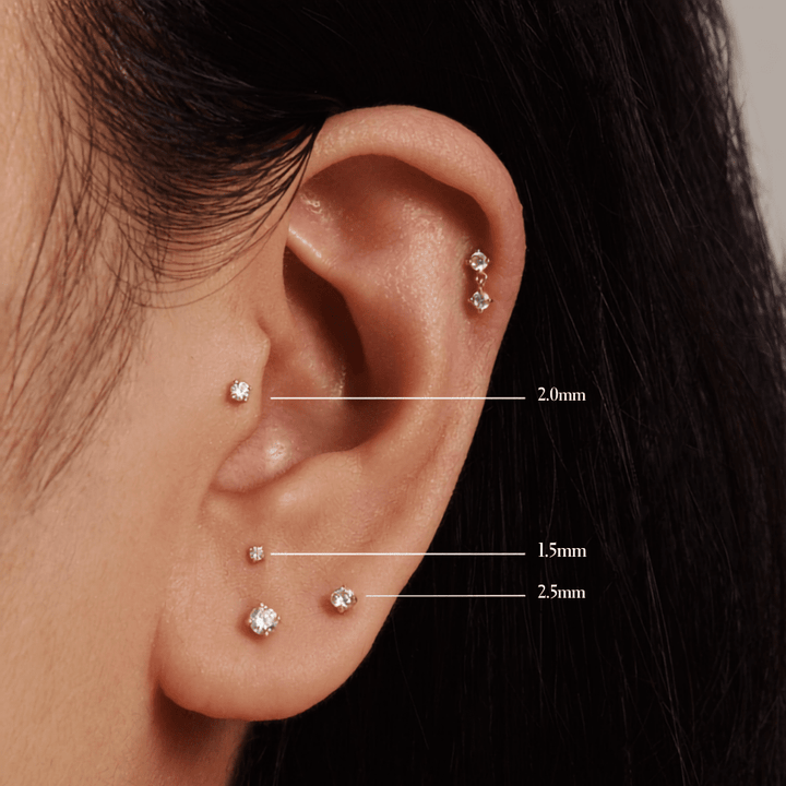 Sid 3-piece graduated earring set