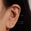 Sid 3-piece graduated earring set
