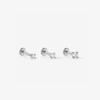 Sid 3-piece graduated earring set