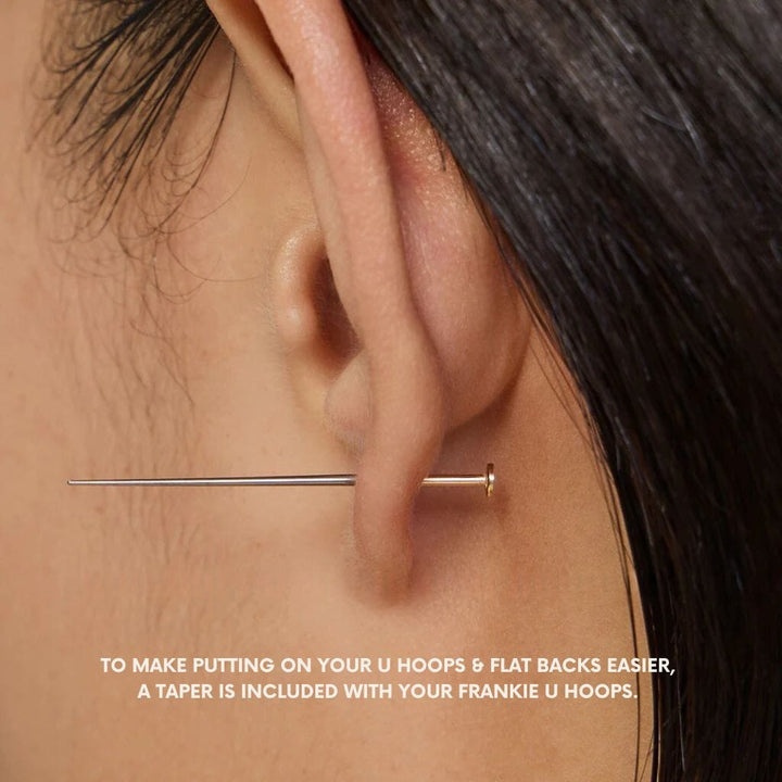 Frankie u hoop diamond piercing