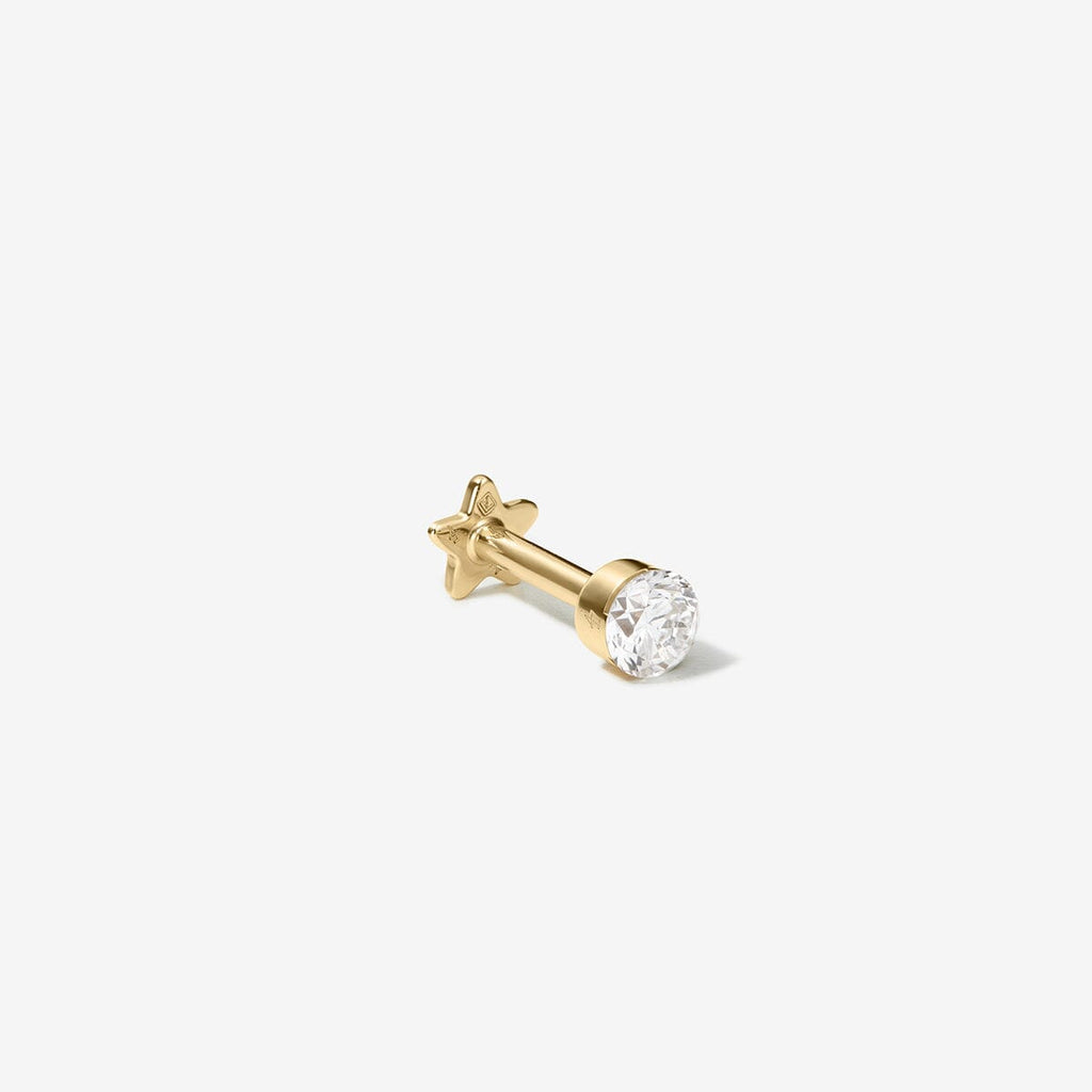 Vince round Lab Air™ diamond piercing