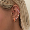 Yeong neon orange enamel hoop