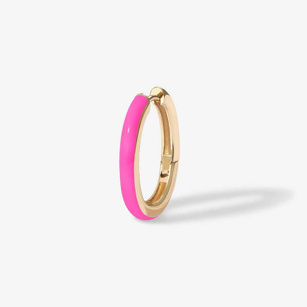 Yeong neon pink enamel hoop