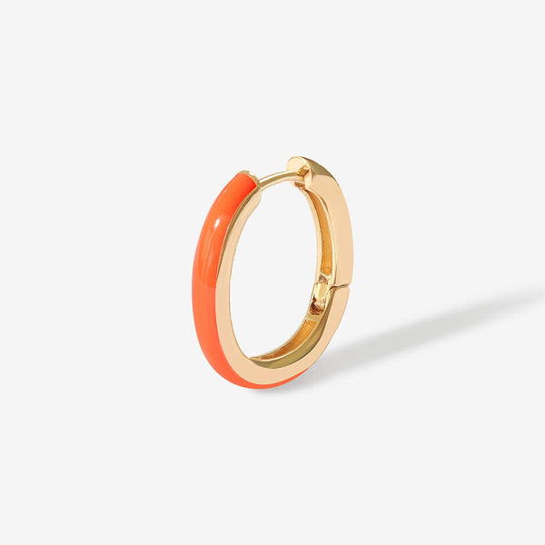 Yeong neon orange enamel hoop