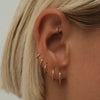 Cloud diamond clicker hoop
