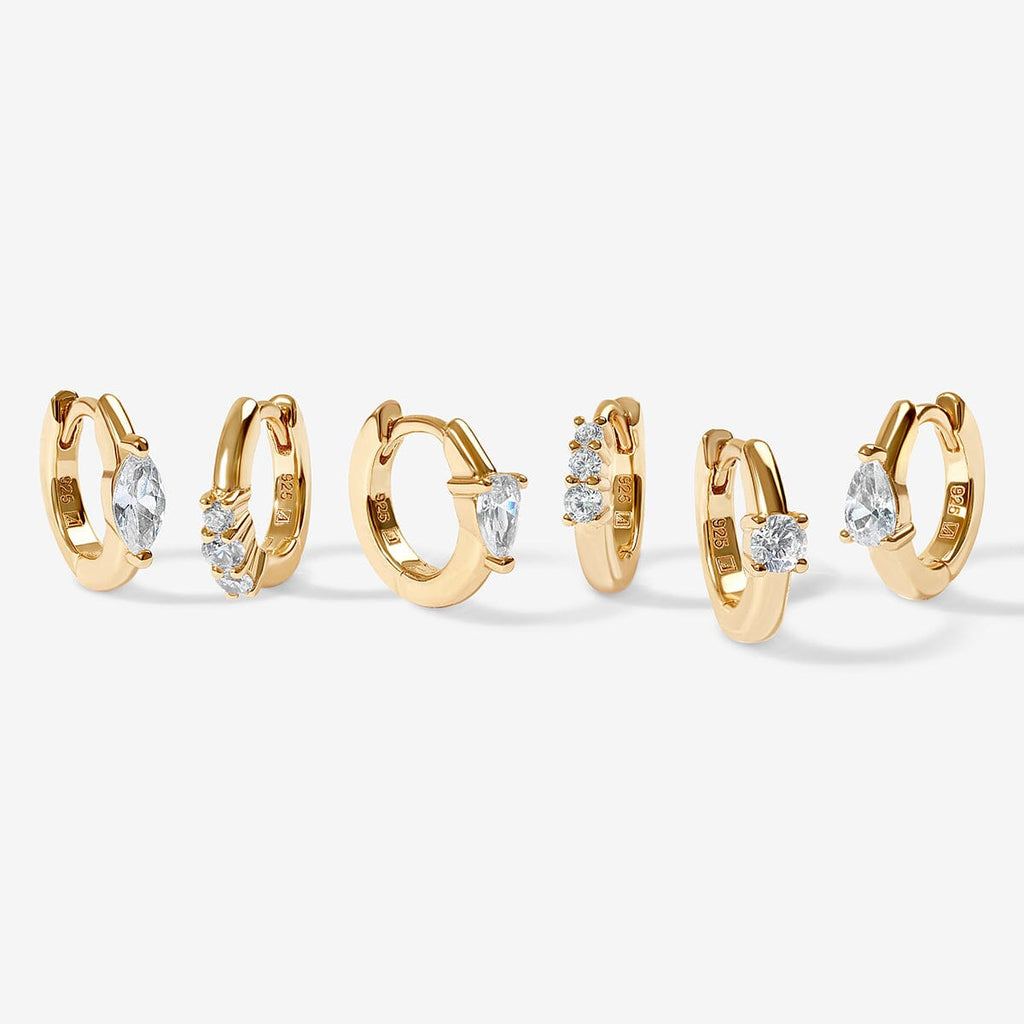Naked Burton 6-piece earring set