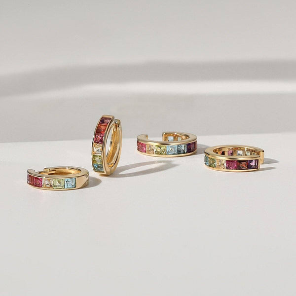Fennick rainbow single ear cuff