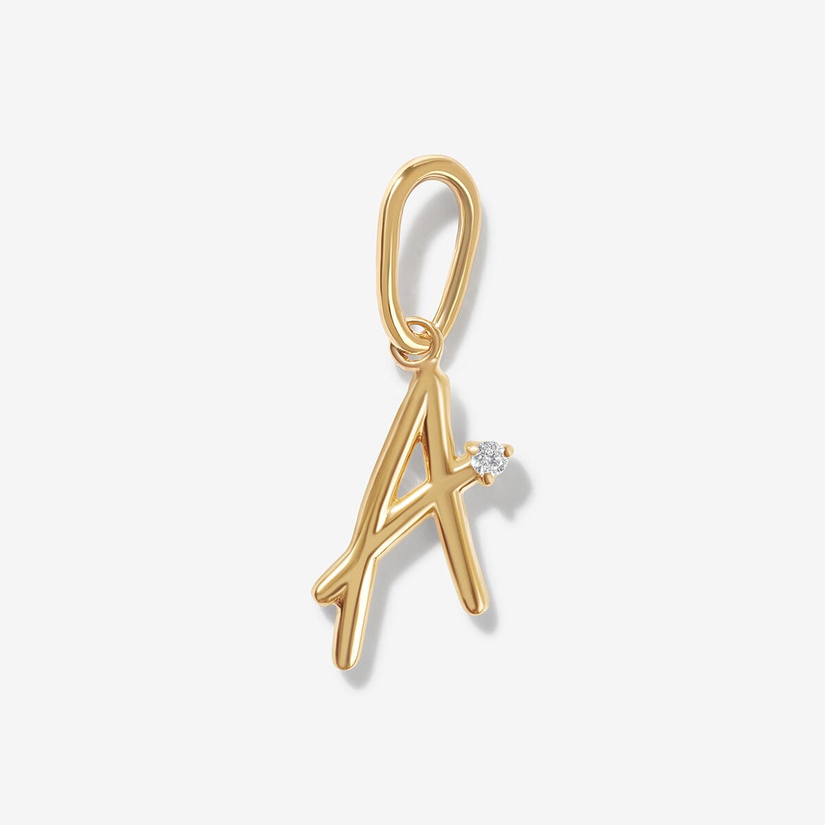 Letter A Alphabet Charm