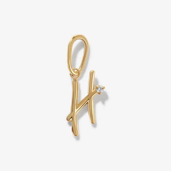 Dezi diamond alphabet charm